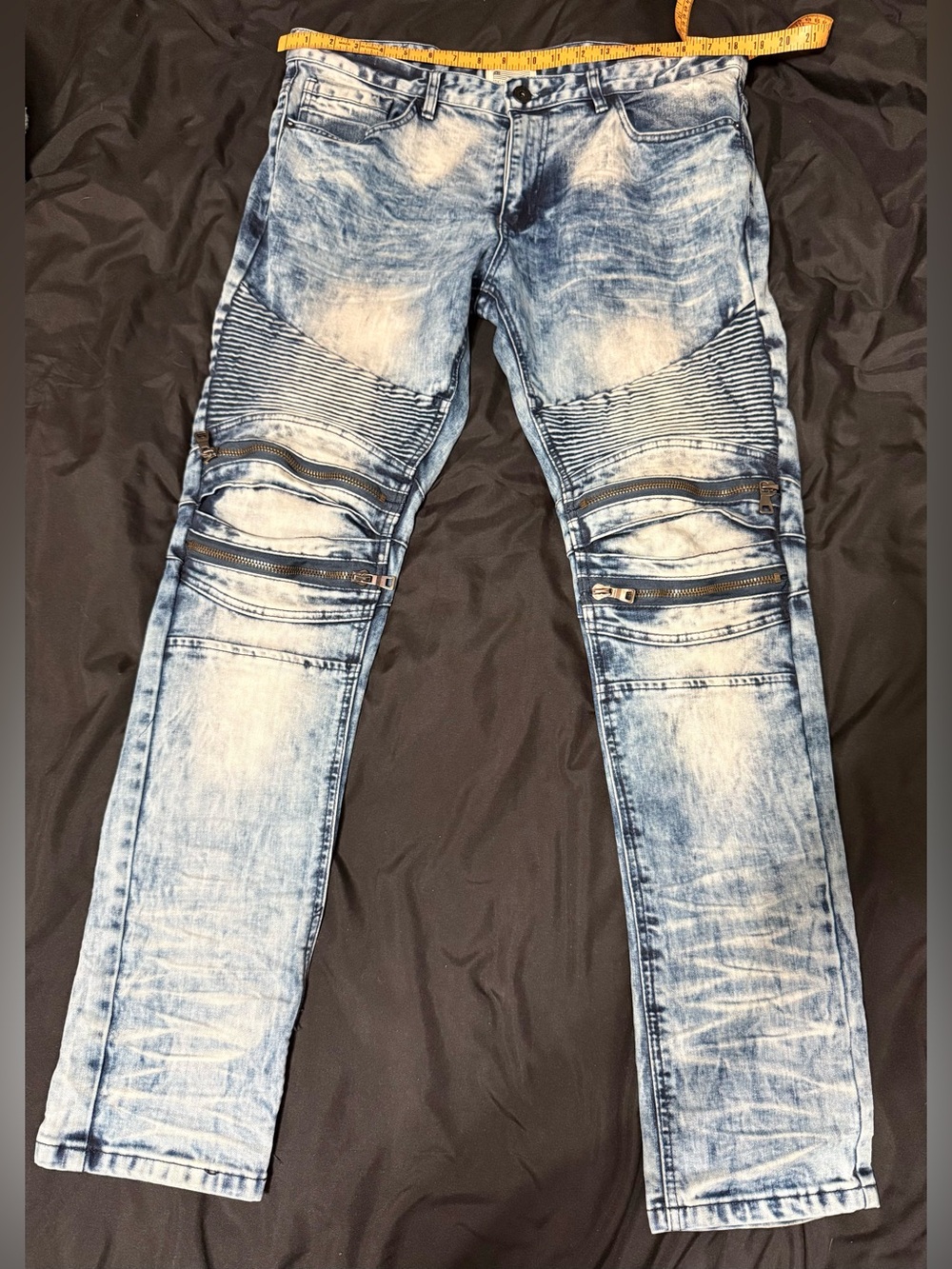 NWOT Smoke Rise Men's Light Wash Jeans Modern Slim Fit 36x32